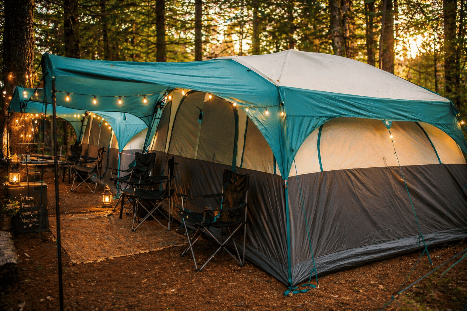 Glamping Double intérieur