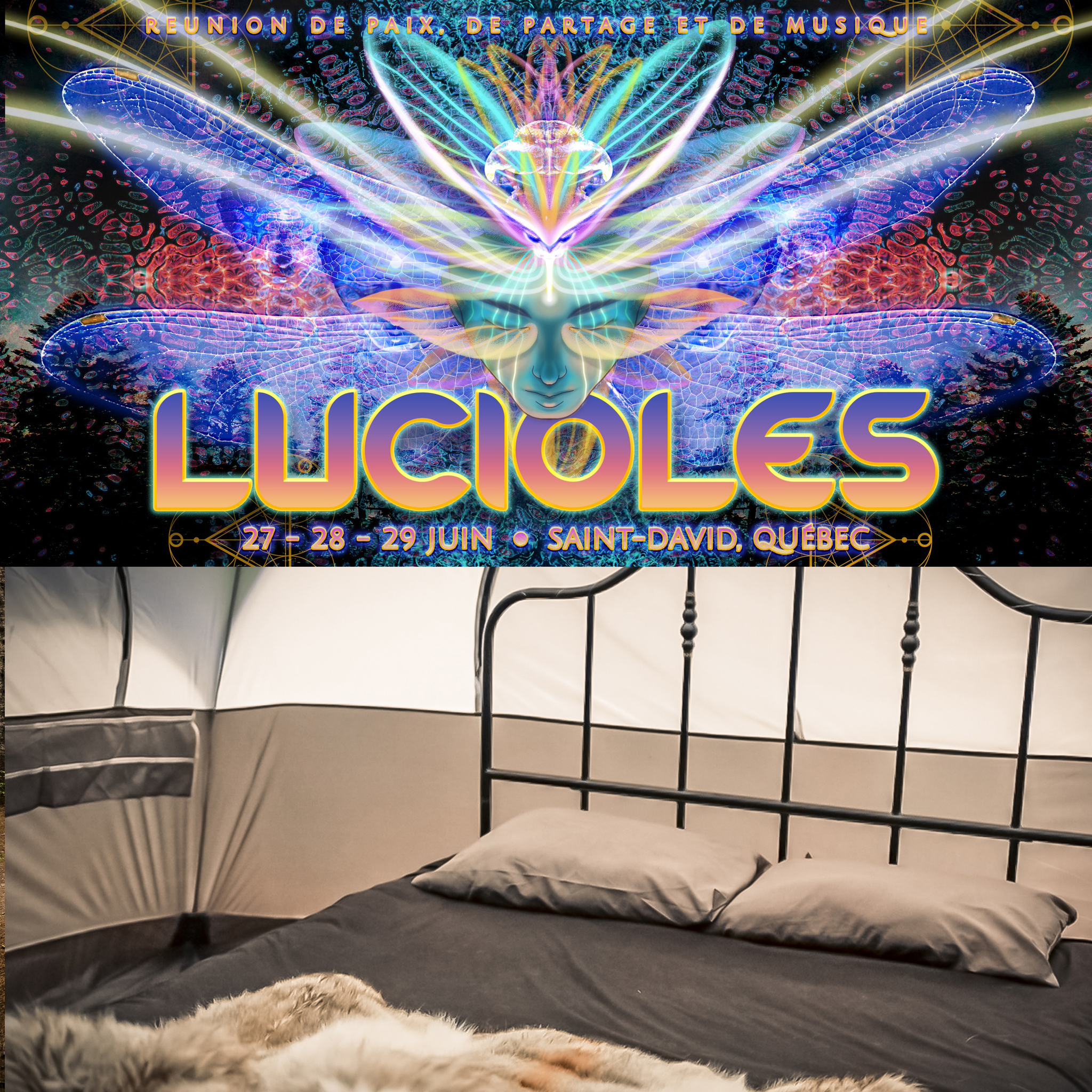 Lucioles - Glamping Deluxe Queen